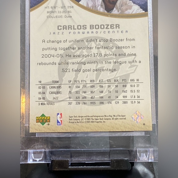 Carlos Bozzer SSP /25 2005 SP Game Used Edition - Picture 6 of 7